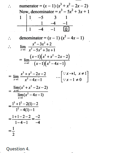 Maharashtra Board Solutions Class 11-Arts & Science Maths (Part 2): Chapter 7- Limits Ex 7.2
