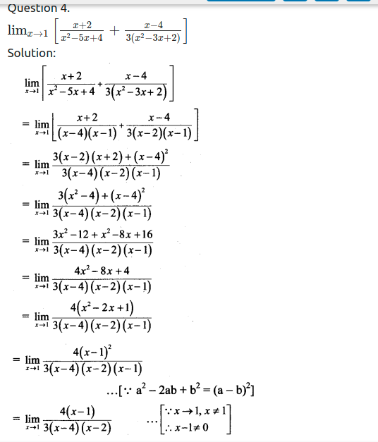 Maharashtra Board Solutions Class 11-Arts & Science Maths (Part 2): Chapter 7- Limits Ex 7.2