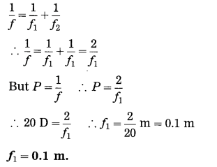 Maharashtra Board Solutions for Class 10- Science (Part 1): Chapter 7- Lenses