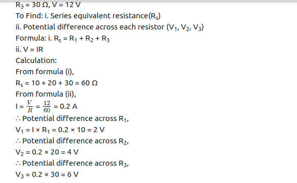 Maharashtra Board Solutions Class 11-Physics: Chapter 11- Electric Current Through Conductors