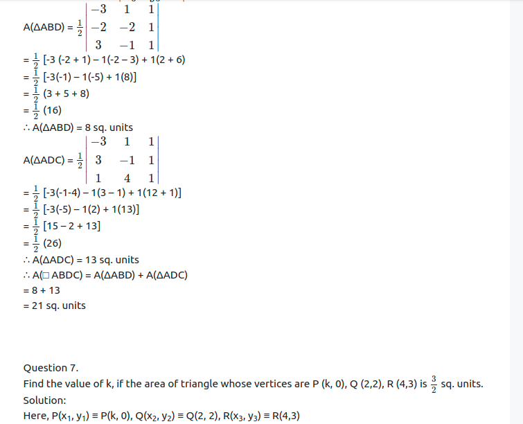Maharashtra Board Solutions Class 11-Arts & Science Maths (Part 1): Chapter 4- Determinants and Matrices Ex 4.3