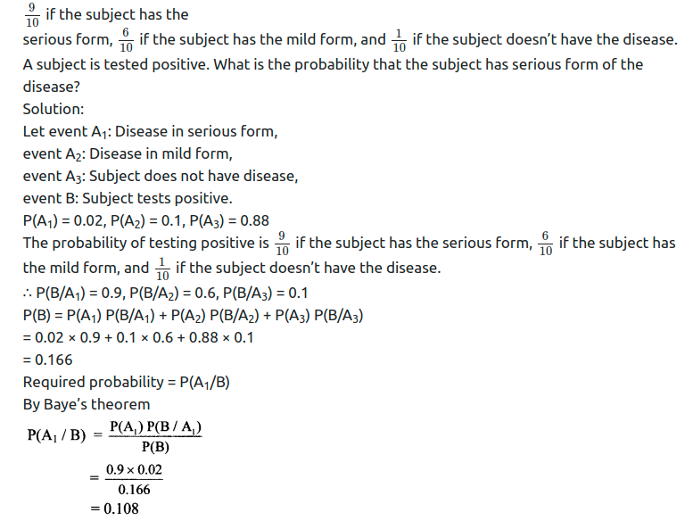 Maharashtra Board Solutions Class 11-Arts & Science Maths (Part 1): Chapter 9- Probability Ex 9.4