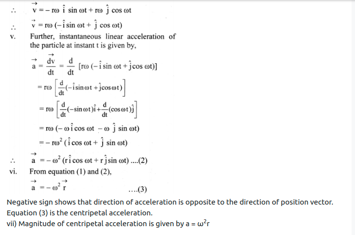 Maharashtra Board Solutions Class 11-Physics: Chapter 3- Motion in a Plane