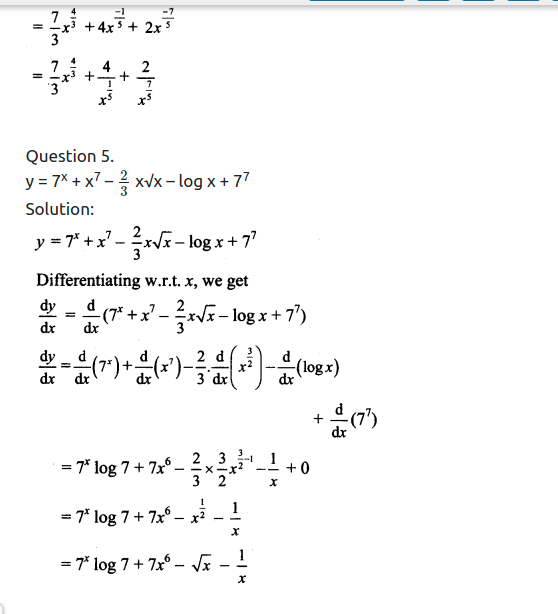 Maharashtra Board Solutions Class 11-Arts & Science Maths (Part 2): Chapter 9- Differentiation Ex 9.2