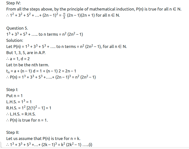Maharashtra Board Solutions Class 11-Arts & Science Maths (Part 2): Chapter 4- Methods of Induction and Binomial Theorem Ex 4.1