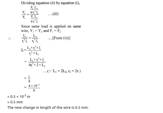 Maharashtra Board Solutions Class 11-Physics: Chapter 6- Mechanical Properties of Solids
