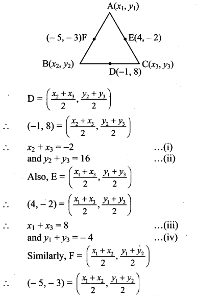 Maharashtra Board Solutions Class 11-Arts & Science Maths (Part 1): Chapter 5- Straight Line Ex . 5.3