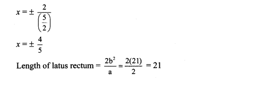 Maharashtra Board Solutions Class 11-Arts & Science Maths (Part 1): Chapter 7- Conic Sections Ex 7.3