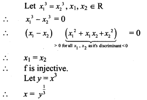 Maharashtra Board Solutions Class 11-Arts & Science Maths (Part 2): Chapter 6- Functions Ex 6.1