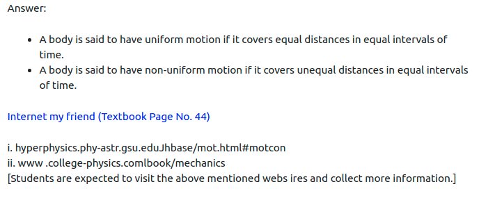Maharashtra Board Solutions Class 11-Physics: Chapter 3- Motion in a Plane
