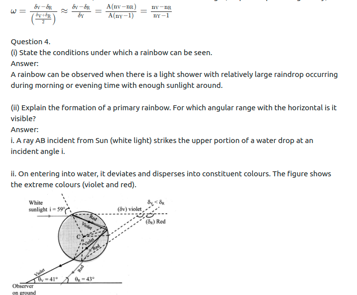 Maharashtra Board Solutions Class 11-Physics: Chapter 9- Optics