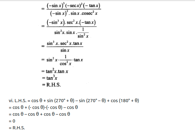 Maharashtra Board Solutions Class 11-Arts & Science Maths (Part 1): Chapter 3- Trigonometry – II Ex 3.2