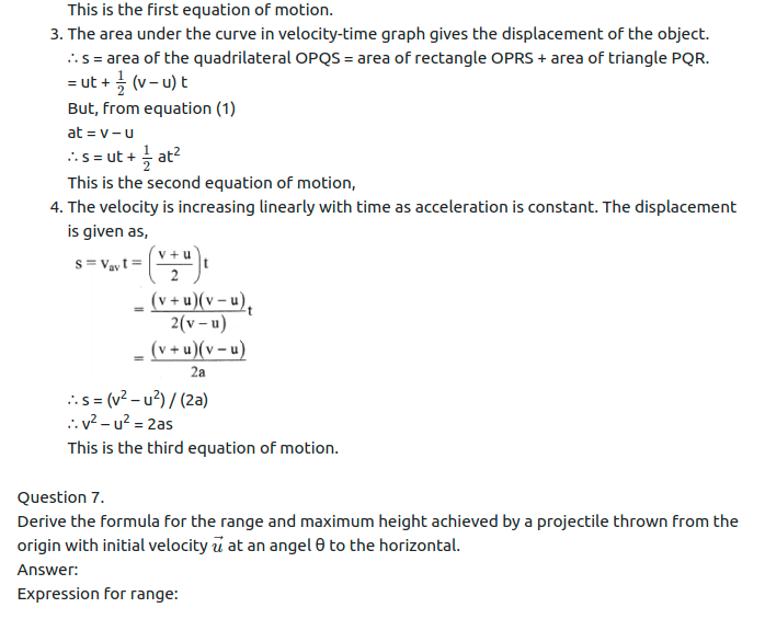 Maharashtra Board Solutions Class 11-Physics: Chapter 4- Laws of Motion