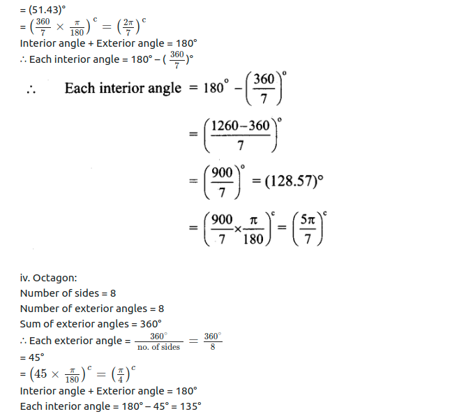 Maharashtra Board Solutions Class 11-Arts & Science Maths (Part 1): Chapter 1- Angle and its Measurement