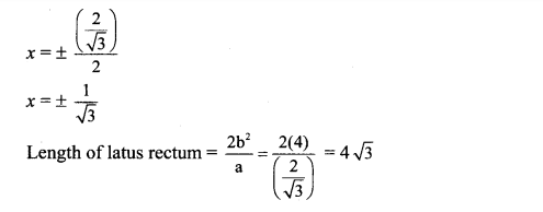Maharashtra Board Solutions Class 11-Arts & Science Maths (Part 1): Chapter 7- Conic Sections Ex 7.3