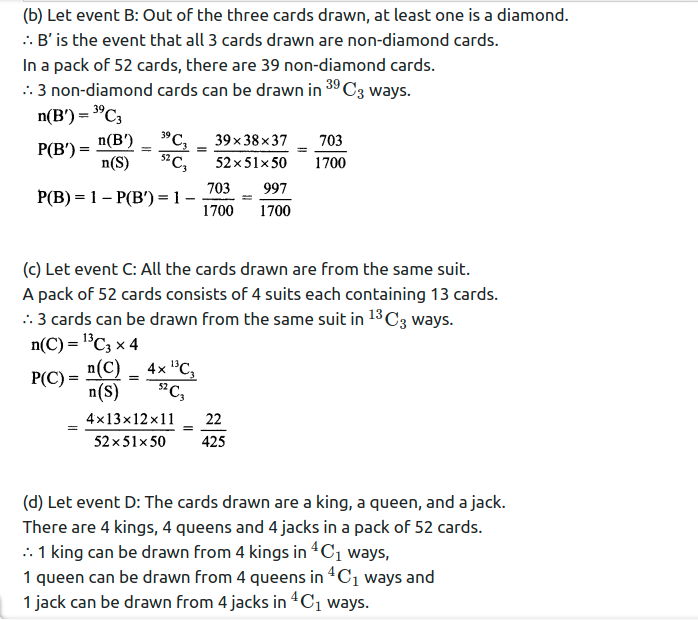 Maharashtra Board Solutions Class 11-Arts & Science Maths (Part 1): Chapter 9- Probability Ex 9.1