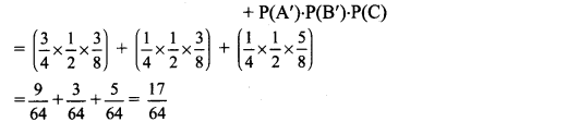 Maharashtra Board Solutions Class 11-Arts & Science Maths (Part 1): Chapter 9- Probability Ex 9.3