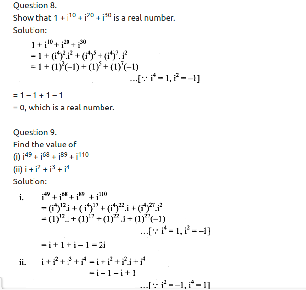 Maharashtra Board Solutions Class 11-Arts & Science Maths (Part 2): Chapter 1- Complex Numbers Ex 1.1