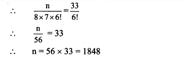 Maharashtra Board Solutions Class 11-Arts & Science Maths (Part 2): Chapter 3- Permutations and Combination Ex . 3.1