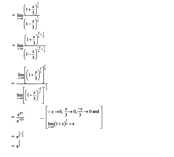 Maharashtra Board Solutions Class 11-Arts & Science Maths (Part 2): Chapter 7- Limits Ex 7.6