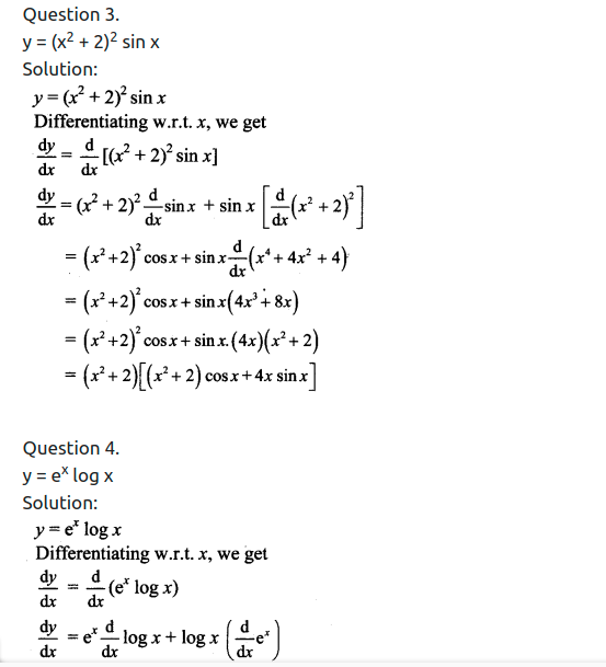 Maharashtra Board Solutions Class 11-Arts & Science Maths (Part 2): Chapter 9- Differentiation Ex 9.2