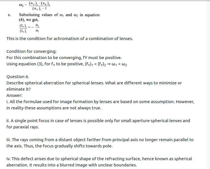 Maharashtra Board Solutions Class 11-Physics: Chapter 9- Optics