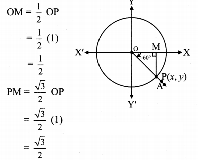 Maharashtra Board Solutions Class 11-Arts & Science Maths (Part 1): Chapter 2- Trigonometry – I Ex 2.1