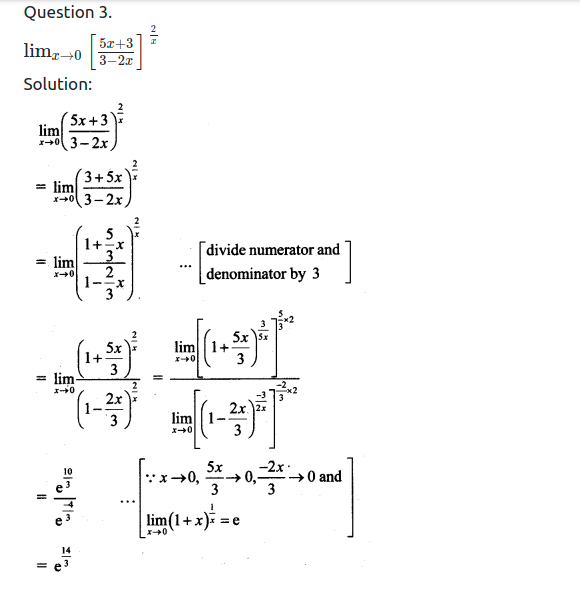 Maharashtra Board Solutions Class 11-Arts & Science Maths (Part 2): Chapter 7- Limits Ex 7.6