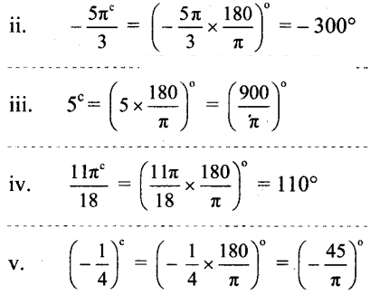 Maharashtra Board Solutions Class 11-Arts & Science Maths (Part 1): Chapter 1- Angle and its Measurement