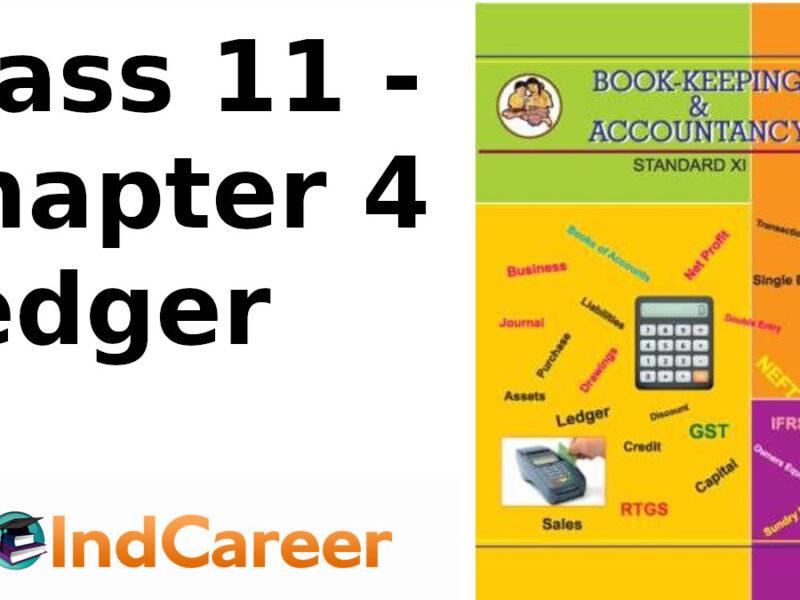 Maharashtra Board Solutions Class 11-Book Keeping and Accountancy: Chapter 4- Ledger
