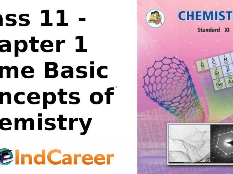 Maharashtra Board Solutions Class 11-Chemistry: Chapter 1- Some Basic Concepts of Chemistry