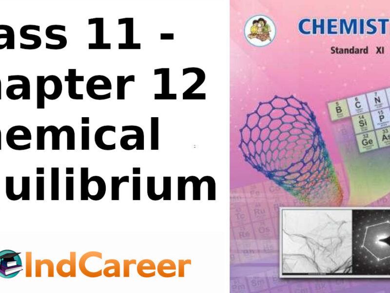 Maharashtra Board Solutions Class 11-Chemistry: Chapter 12- Chemical Equilibrium