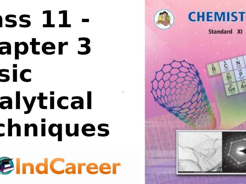 Maharashtra Board Solutions Class 11-Chemistry: Chapter 3- Basic Analytical Techniques