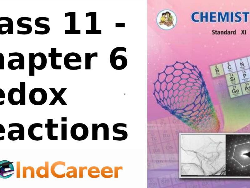 Maharashtra Board Solutions Class 11-Chemistry: Chapter 6- Redox Reactions
