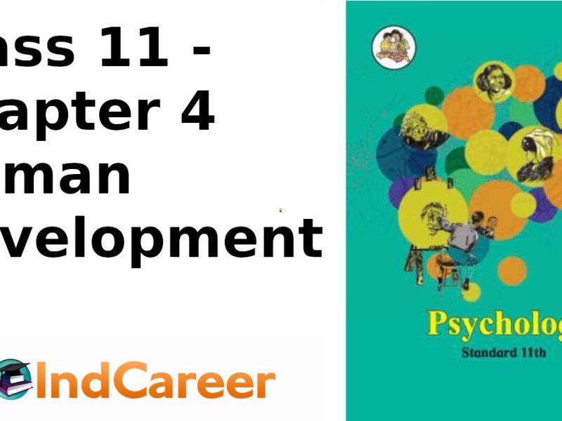 Maharashtra Board Solutions Class 11-Psychology: Chapter 4- Human Development