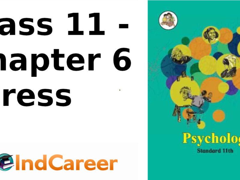 Maharashtra Board Solutions Class 11-Psychology: Chapter 6- Stress