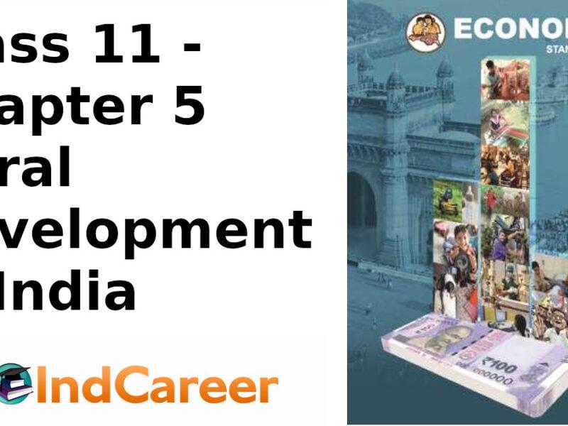 Maharashtra Board Solutions Class 11-Economics: Chapter 5- Rural Development in India