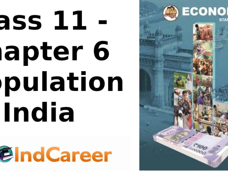 Maharashtra Board Solutions Class 11-Economics: Chapter 6- Population in India
