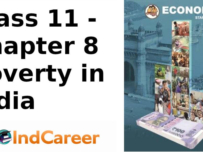 Maharashtra Board Solutions Class 11-Economics: Chapter 8- Poverty in India