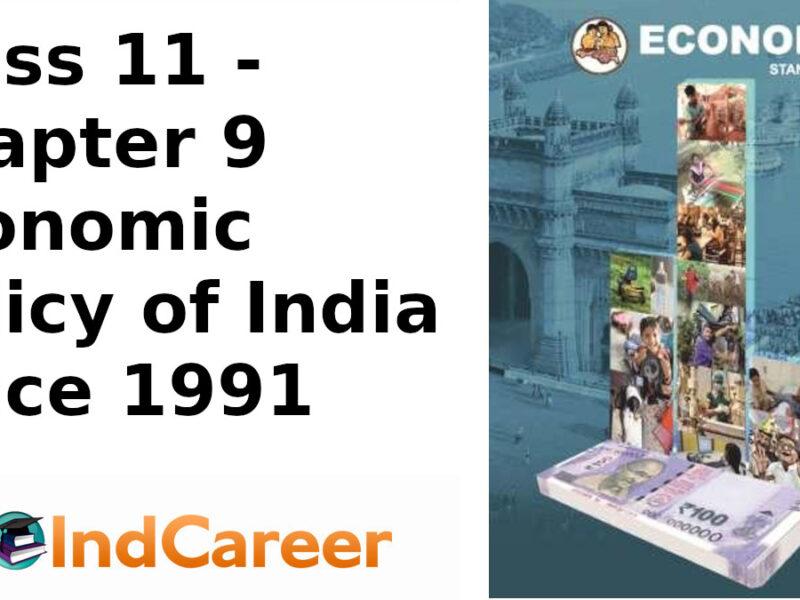 Maharashtra Board Solutions Class 11-Economics: Chapter 9- Economic Policy of India Since 1991