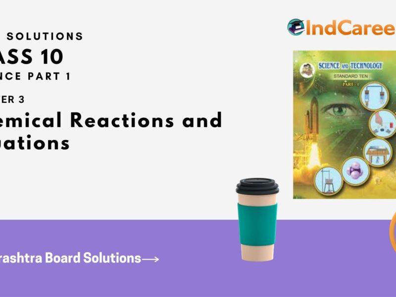 Maharashtra Board Solutions for Class 10- Science (Part 1): Chapter 3- Chemical Reactions and Equations