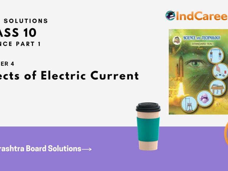 Maharashtra Board Solutions for Class 10- Science (Part 1): Chapter 4- Effects of Electric Current