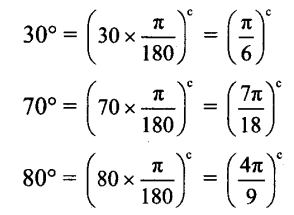Maharashtra Board Solutions Class 11-Arts & Science Maths (Part 1): Chapter 1- Angle and its Measurement Quesation Ex .1.1 Question 9