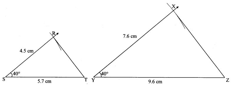 Maharashtra Board Class 10 Maths Solutions Chapter 4 Geometric Constructions Practice Set 4.1 6