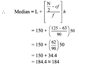 Maharashtra Board Class 10 Maths Solutions Chapter 6 Statistics Practice Set 6.2 6