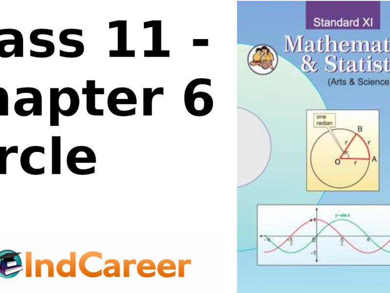 Maharashtra Board Solutions Class 11-Arts & Science Maths (Part 1): Chapter 6- Circle