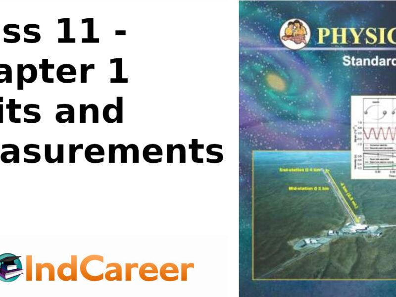Maharashtra Board Solutions Class 11-Physics: Chapter 1- Units and Measurements