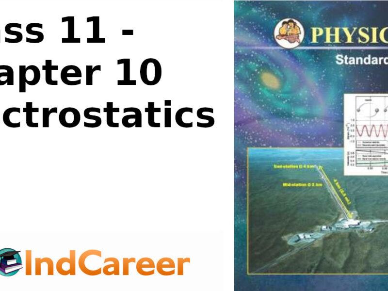 Maharashtra Board Solutions Class 11-Physics: Chapter 10- Electrostatics