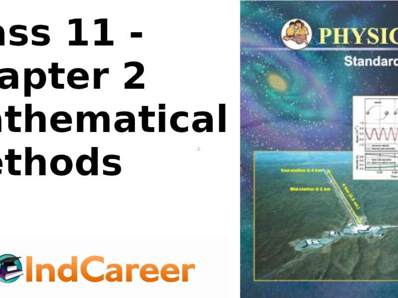 Maharashtra Board Solutions Class 11-Physics: Chapter 2- Mathematical Methods