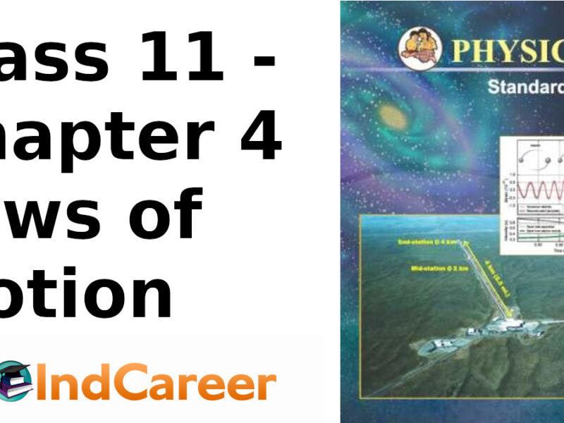 Maharashtra Board Solutions Class 11-Physics: Chapter 4- Laws of Motion